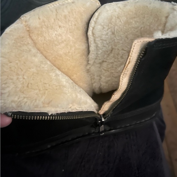 Alegria Aspen Black Faux Fur Lined Suede Winter Boots ASP 6116 - Picture 4 of 7